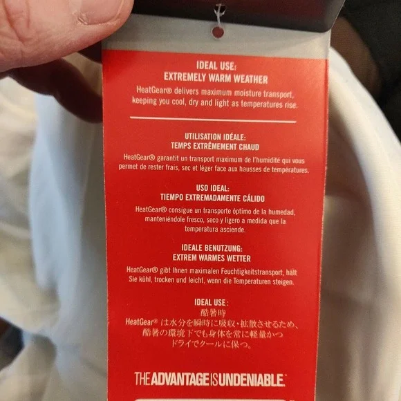 Under Armor New Women's Slider Shorts White Padded Size XXL Light Compression - Picture 7 of 9